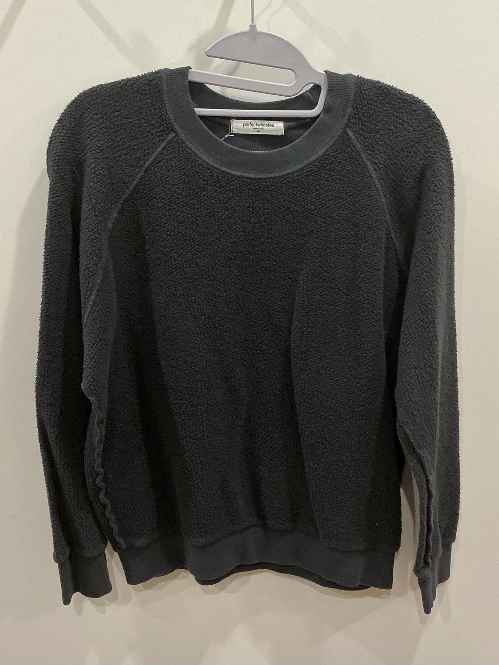perfectwhitetee Charcoal Crewneck Sweater